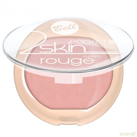 Bell Róż do policzków "2 Skin" Pocket Rouge nr 055 4. g
