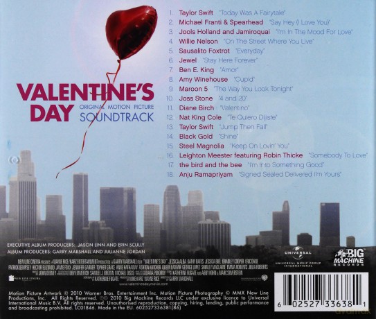 Valentine's Day soundtrack (Walentynki) (Polska cena) [CD]