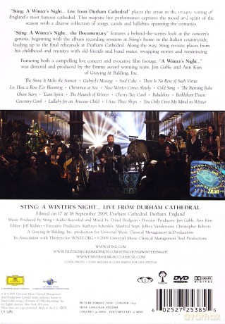 Sting: A Winter's Night Live From Durham Cathed [2DVD]
