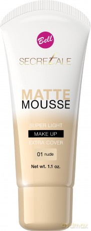 Bell Secretale Podkład matująco - kryjący w musie Matte Mousse nr 01 Nude 30 g