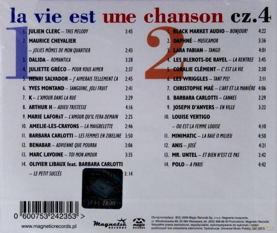 La Vie Est Une Chanson vol.4 (digipack) [2CD]