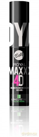 Bell Tusz do rzęs maksymalnie zwiększający objętość Royal Maxxx 4D czarny nr 01 9ml