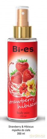 Bi-es Body Mist Mgiełka do ciała Strawberry - Hibiscus 200 ml