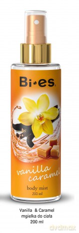Bi-es Body Mist Mgiełka do ciała Vanilla - Caramel 200 ml