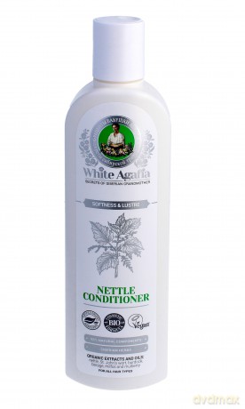 Biała Agafia Balsam do włosów Pokrzywowy Miękkość i Blask 280 ml