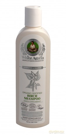 Biała Agafia Szampon do włosów Nawilżenie i Równowaga Brzozowy 280 ml