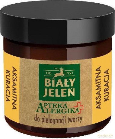 Biały Jeleń Apteka Alergika Aksamitna kuracja do pielęgnacji twarzy 60 ml