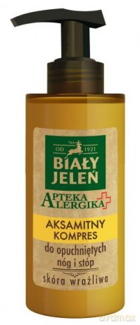 Biały Jeleń Apteka Alergika Aksamitny kompres do opuchniętych nóg i stóp 150 ml