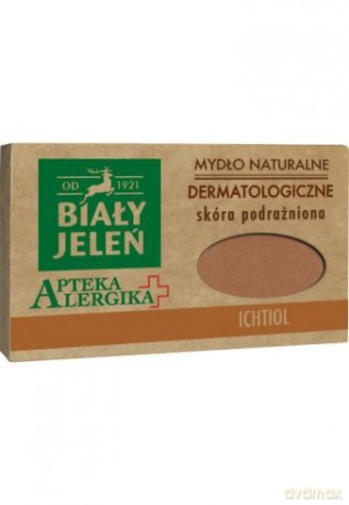 Biały Jeleń Apteka Alergika Mydło naturalne Ichtiol - skóra podrażniona 12 g