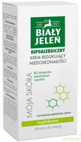 Biały Jeleń Krem do twarzy hipoalergiczny redukujący niedoskonałości "Moja Skóra" 75 ml