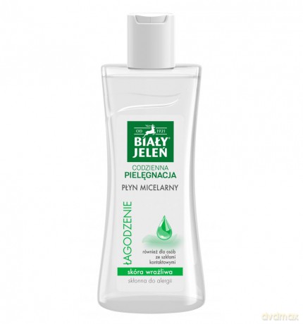 Biały Jeleń Płyn micelarny hipoalergiczny do cery wrażliwej "Łagodzenie" 265 ml