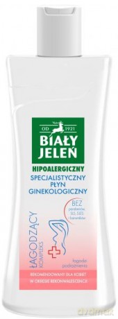 Biały Jeleń Specjalistyczny płyn ginekologiczny łagodzący 265 ml