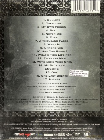 Creed: Live (digipack) [DVD]
