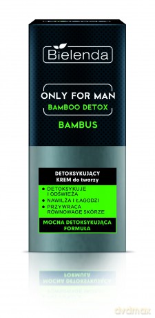 Bielenda Only for Man Bamboo Detox Krem do twarzy detoksykujący 50 ml