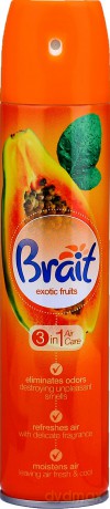 Brait Air Care 3in1 Odświeżacz klasyczny Exotic Fruits 340 ml