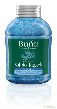 Buna Rozmaryn Sól do kąpieli orzeźwiająca 600 g