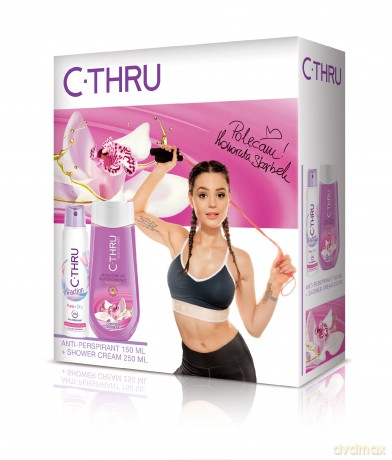 C - THRU Body Stories Zestaw prezentowy (żel pod prysznic Orchidea 250 ml+ dezodorant spray 150 ml)