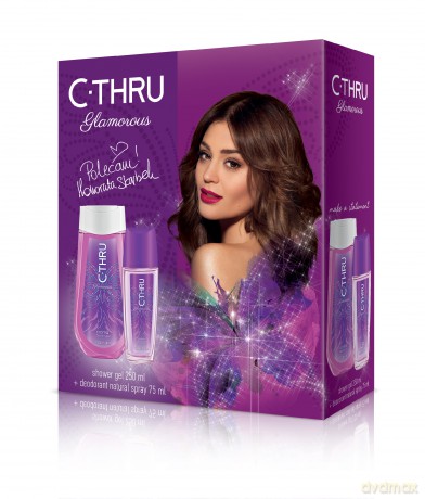 C - THRU Glamorous Zestaw prezentowy (żel pod prysznic 250 ml i dezodorant w atomizerze 75 ml)
