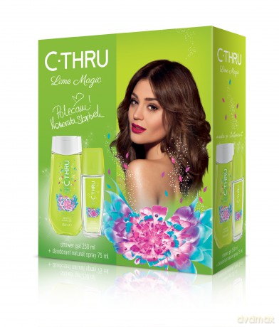 C - THRU Lime Magic Zestaw prezentowy (żel pod prysznic 250 ml+deo atomizer 75 ml)