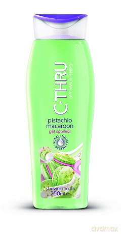 C - THRU My Smoothies! Żel pod prysznic kremowy Pistachio+Macaroon 250 ml