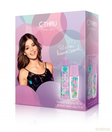 C - THRU Tender Love Zestaw prezentowy (dezodorant spray 150 ml + dezodorant w atomizerze 75 ml)