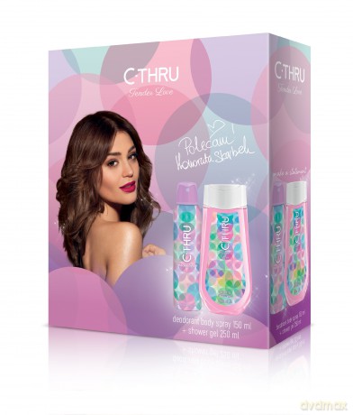 C - THRU Tender Love Zestaw prezentowy (żel pod prysznic 250 ml i dezodorant spray 150 ml)