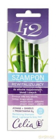 Celia Do włosów 1i2 Szampon rewitalizujący do włosów rozjaśnionych, blond i siwych