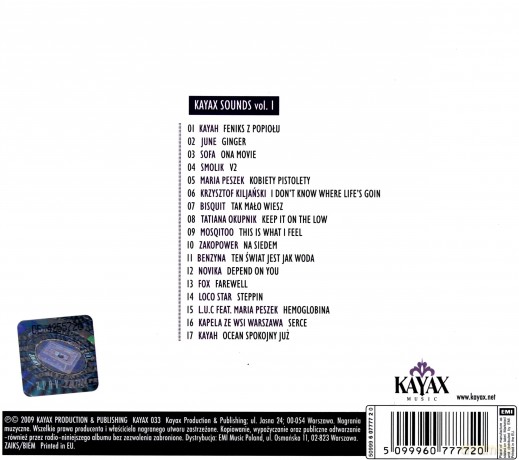 Kayax Sounds vol. 1 (digipack) [CD]