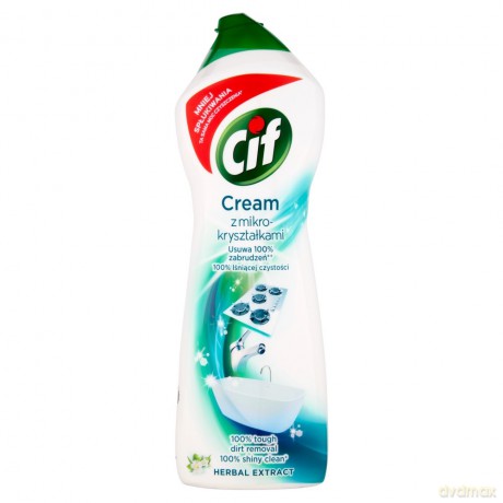 Cif Cream Herbal Extract Mleczko do czyszczenia z mikrokrysztalkami 780 g