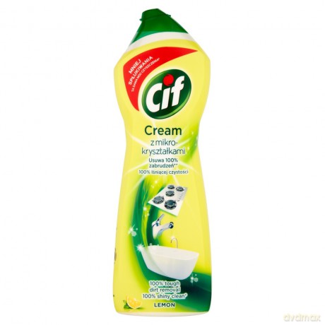 Cif Lemon Cream Mleczko do czyszczenia z mikrokryształkami 780 g