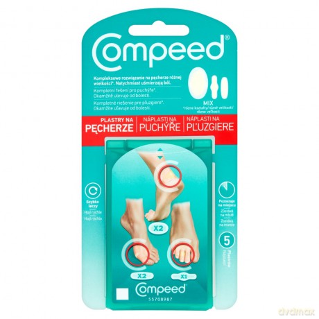 Compeed Plastry na pęcherze mix 1op. - 5 szt