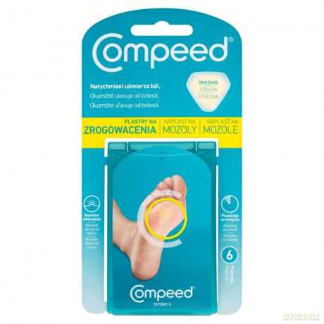 Compeed Plastry na zrogowacenia 1op. - 6 szt