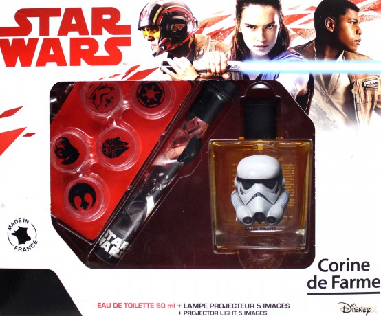 Corine de Farme Zestaw prezentowy Star Wars (woda toaletowa 50 ml+żel do włosów mocny 150 ml+komplet breloczków)