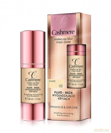 Dax Cosmetics Cashmere Fluid - baza wygładzająco - kryjąca nr 02 Nude 30 ml