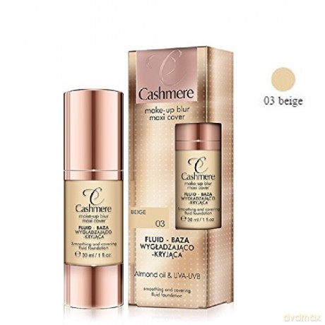 Dax Cosmetics Cashmere Fluid - baza wygładzająco - kryjąca nr 03 Beige 30 ml