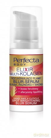 Dax Cosmetics Perfecta Body Elixir Multi - Kolagen Blur - Serum rozjaśniające do rąk,paznokci i skórek 30 ml