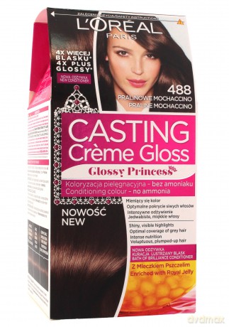 Loreal Casting Creme Gloss Krem koloryzujący nr 488 Pralinowe Mochaccino 1op.