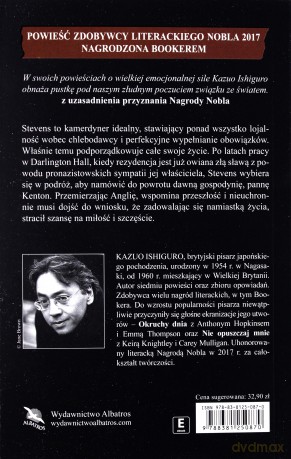Okruchy dnia - Kazuo Ishiguro [KSIĄŻKA]
