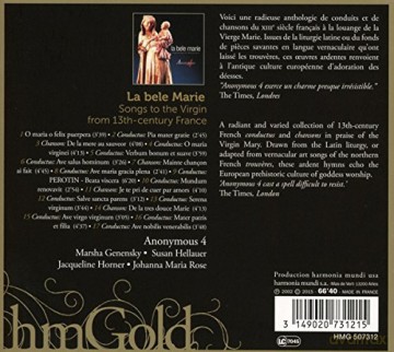 La Bele Marie: Anonymous 4 (digipack) [CD]