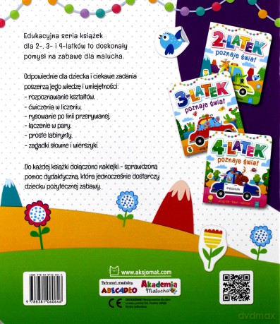 2-latek poznaje świat, uczy się, bawi, nakleja [KSIĄŻKA]