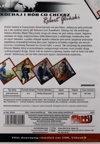 Kochaj i rób co chcesz [DVD]