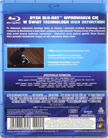 Afera Thomasa Crowna (1999) [Blu-Ray]