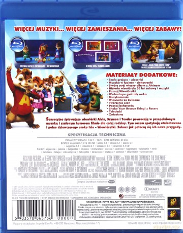 Alvin i wiewiórki 2 [Blu-Ray]