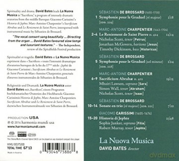 Charpentier Carissimi: Sacrifices La Nuova Musica David Bates [SACD]