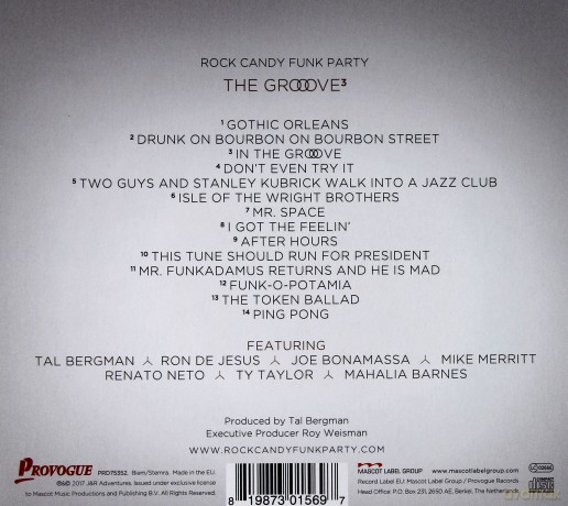 Rock Candy Funk Party: The Groove Cubed (digipack) [CD]