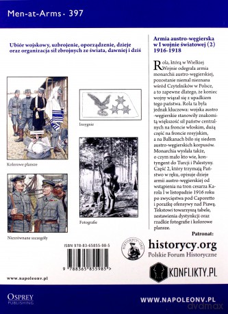 Armia austro-węgierska w I wojnie światowej - Peter Jung [KSIĄŻKA]