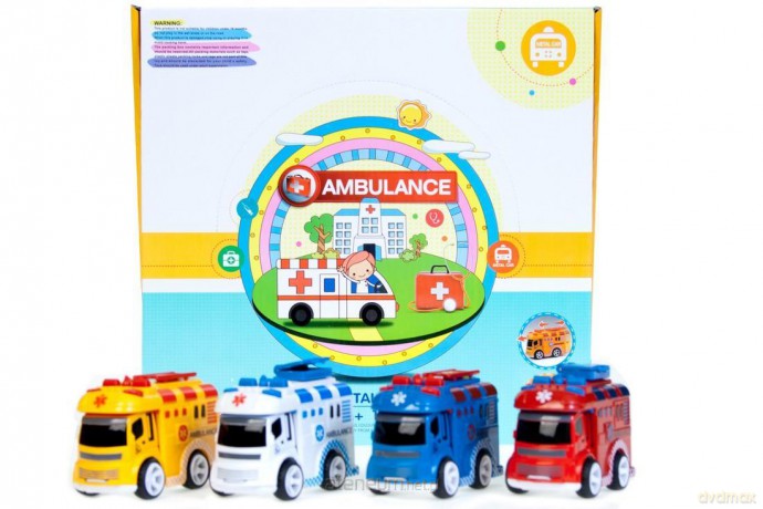 Auto ratunkowe metalowe 9 cm