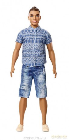 Barbie Fashionistas Ken Distressed Denim Doll