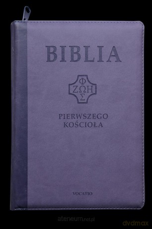 Biblia pierwszego Kościoła z paginatorami fiolet [KSIĄŻKA]