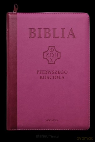 Biblia pierwszego Kościoła z paginatorami różowa [KSIĄŻKA]